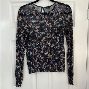Dynamite Floral Long Sleeve Top